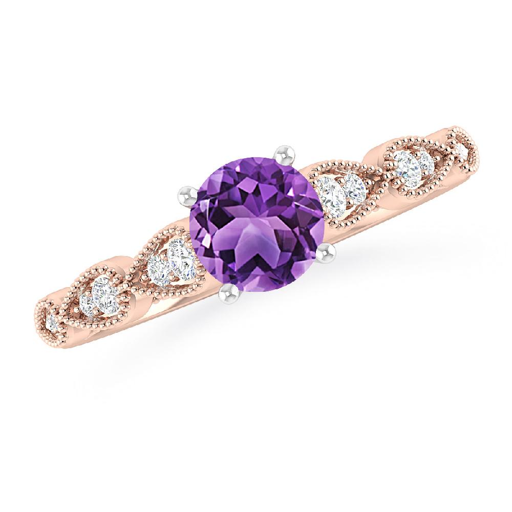 Rose Gold - Amethyst