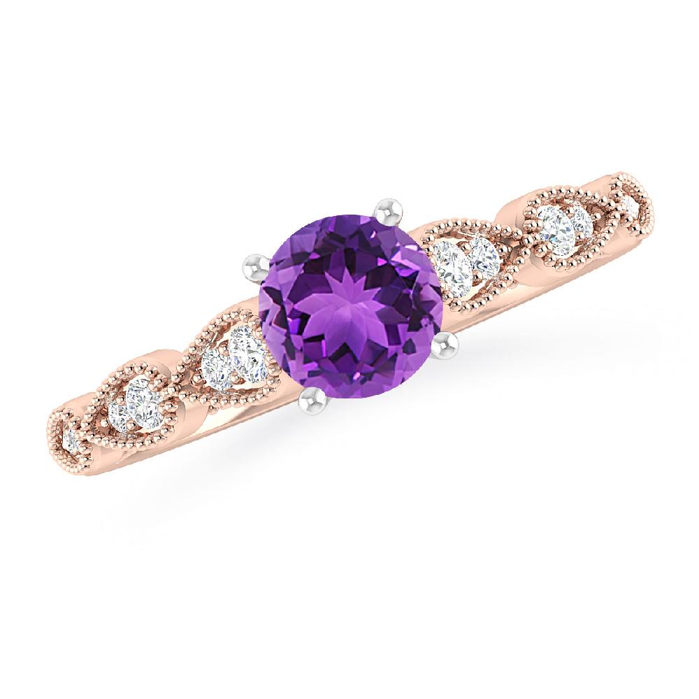 Rose Gold - Amethyst