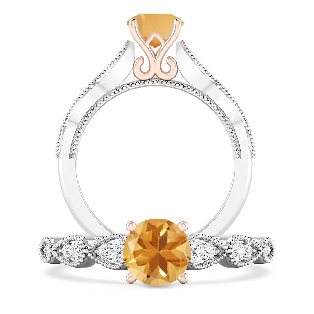 White Gold - Citrine