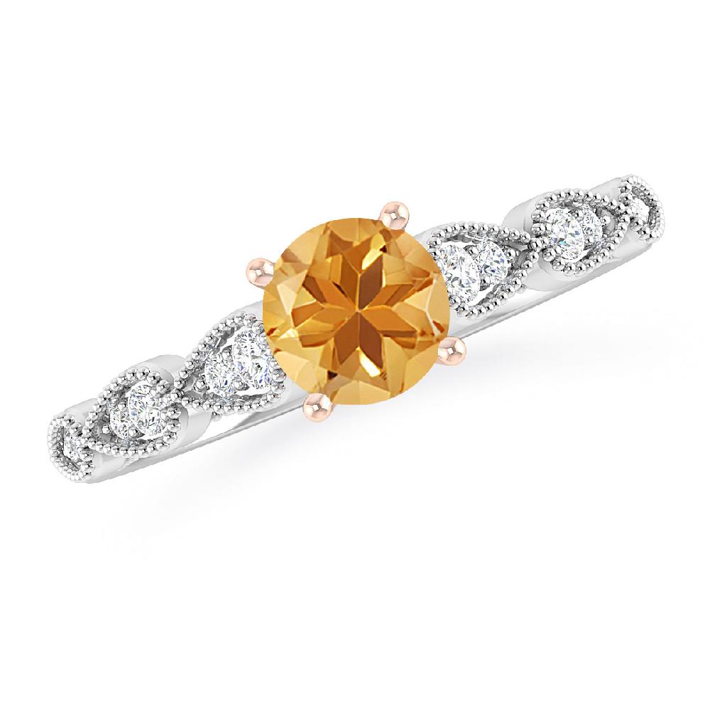 White Gold - Citrine