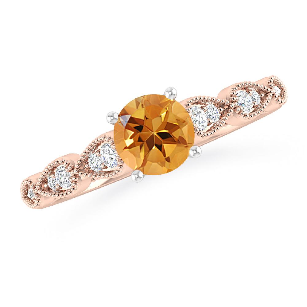 Rose Gold - Citrine