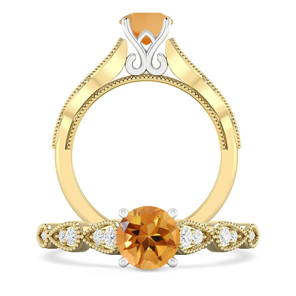 Yellow Gold - Citrine