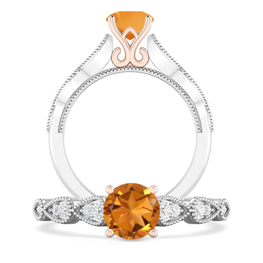 White Gold - Citrine