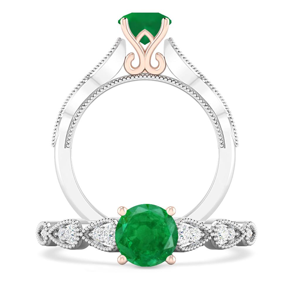 White Gold - Emerald