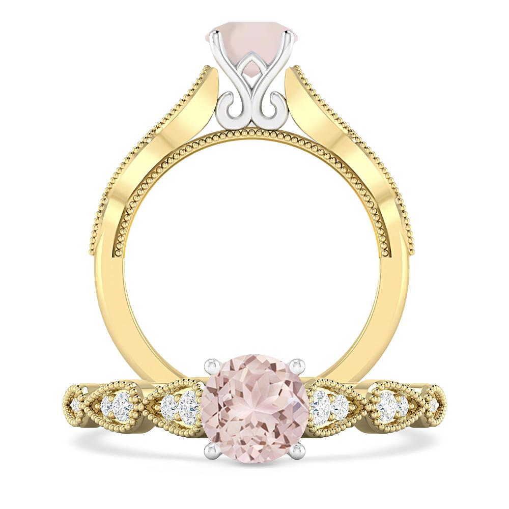 Yellow Gold - Morganite