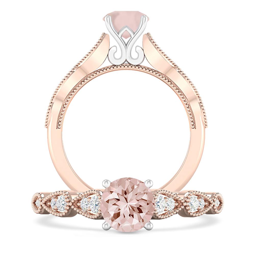 Rose Gold - Morganite