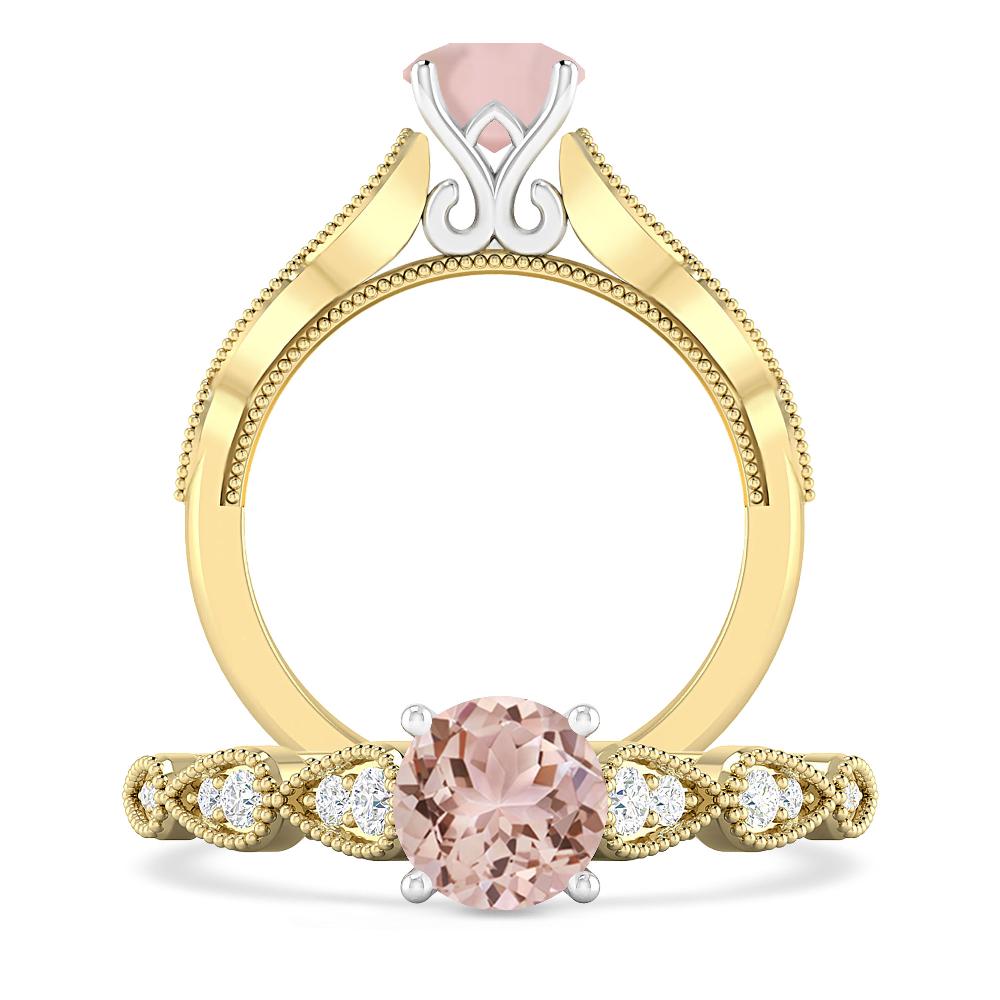 Yellow Gold - Morganite