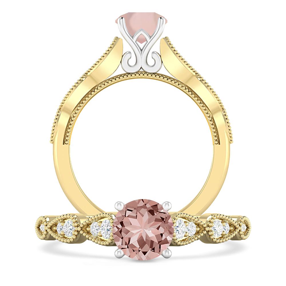 Yellow Gold - Morganite