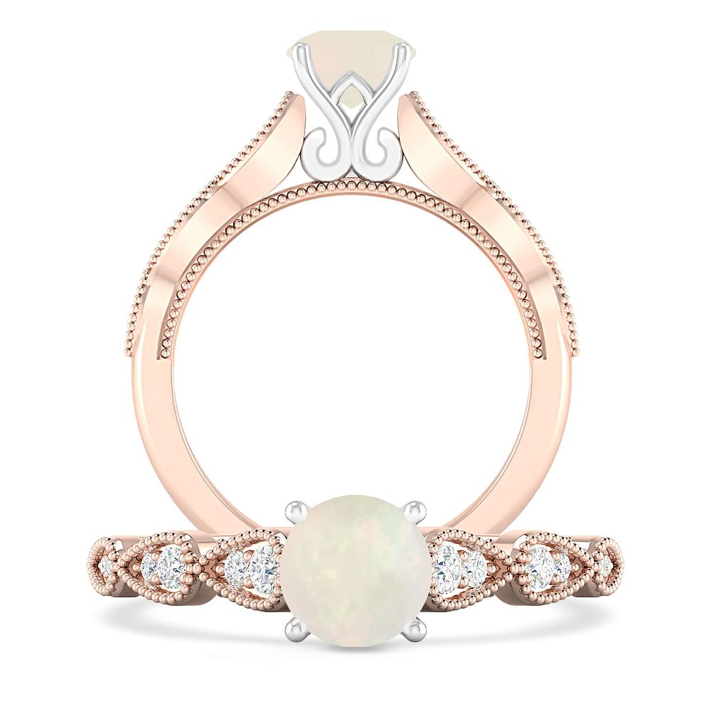 Rose Gold - Opal