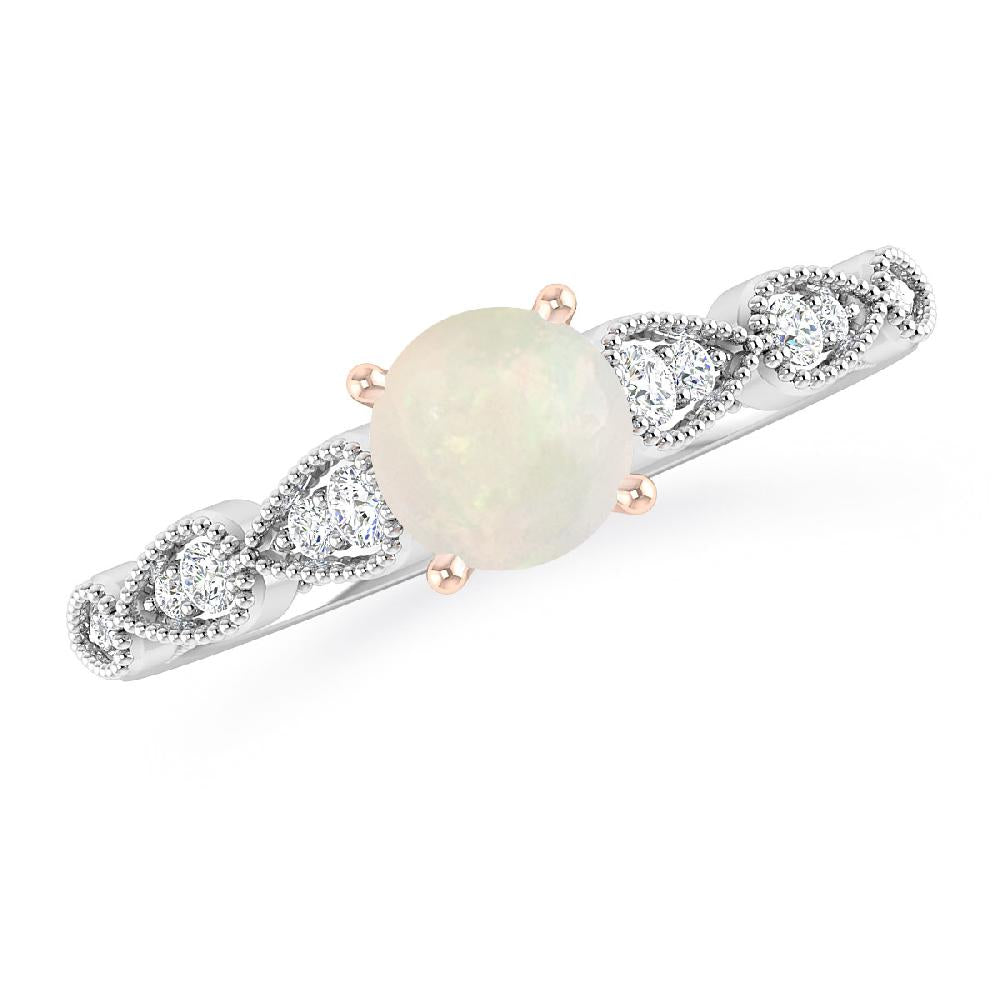 White Gold - Opal