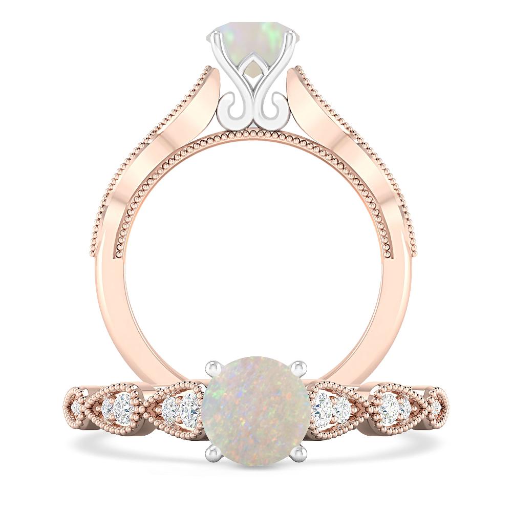 Rose Gold - Opal