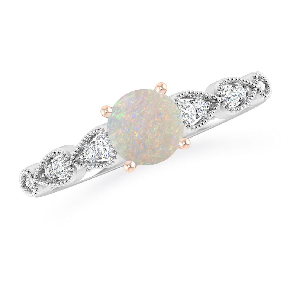 White Gold - Opal