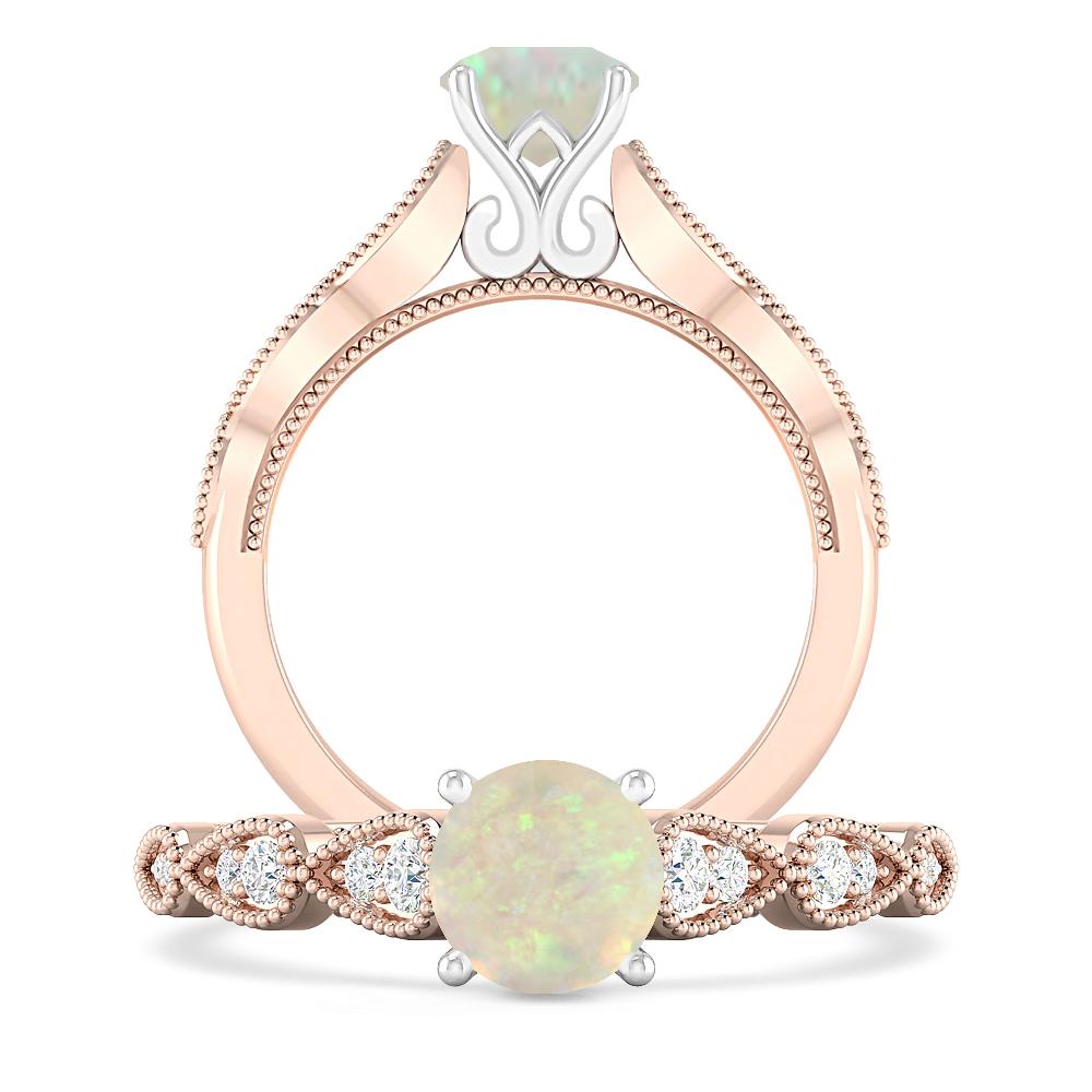 Rose Gold - Opal