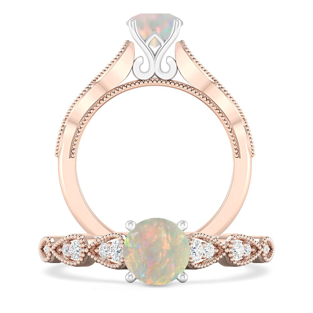 Rose Gold - Opal