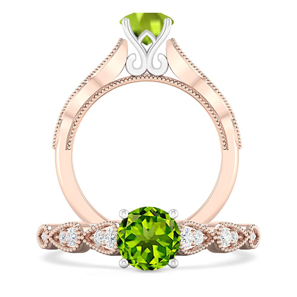 Rose Gold - Peridot