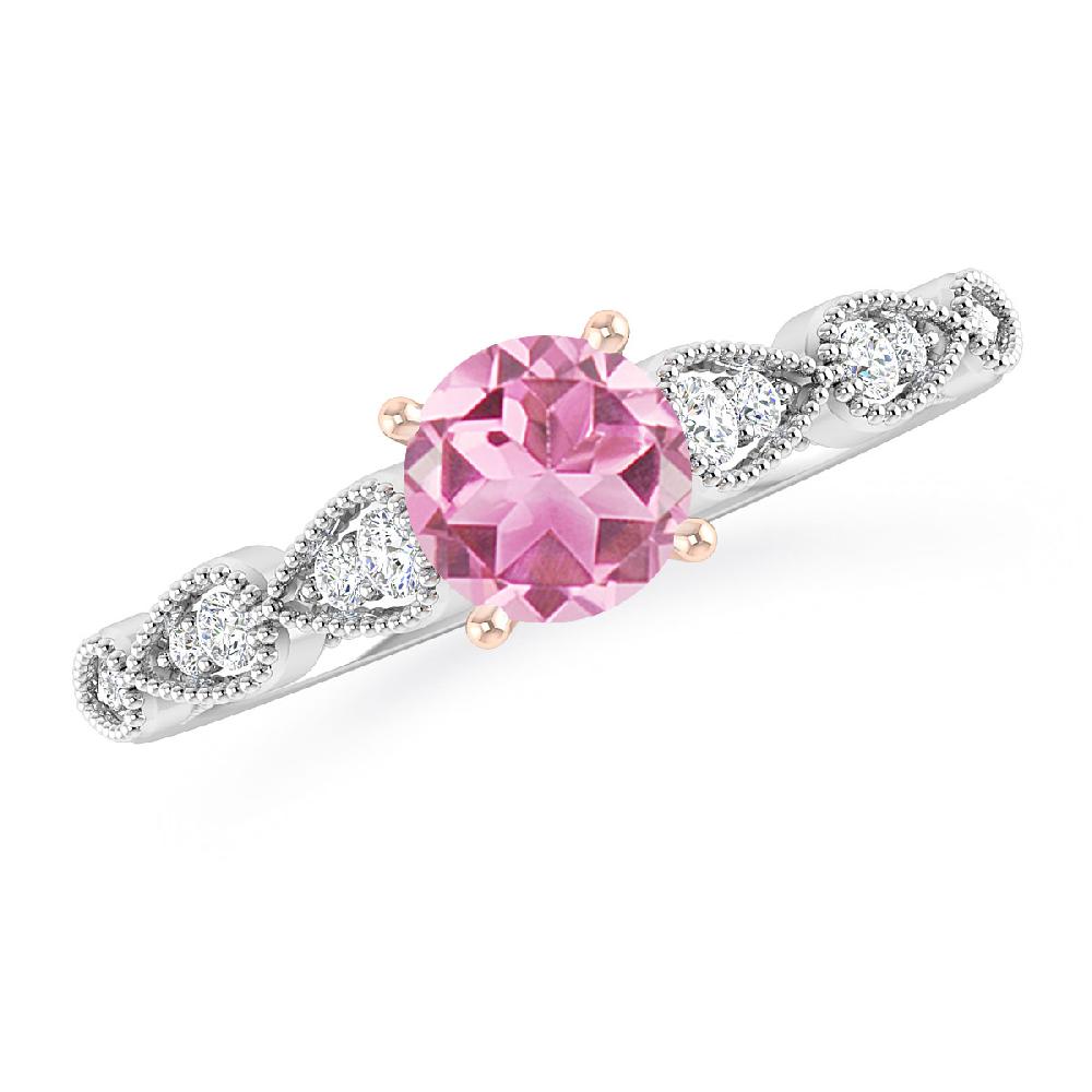 White Gold - Pink Tourmaline