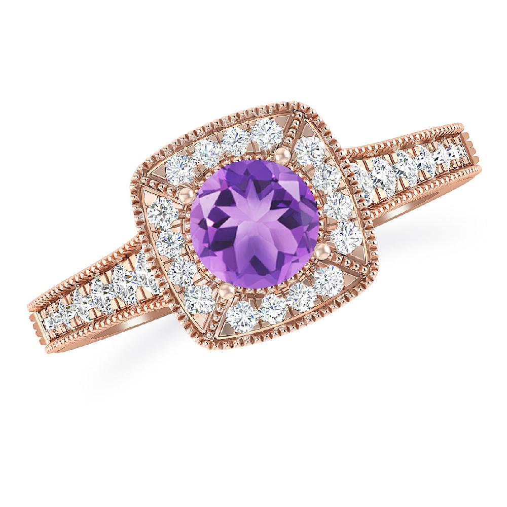 Rose Gold - Amethyst