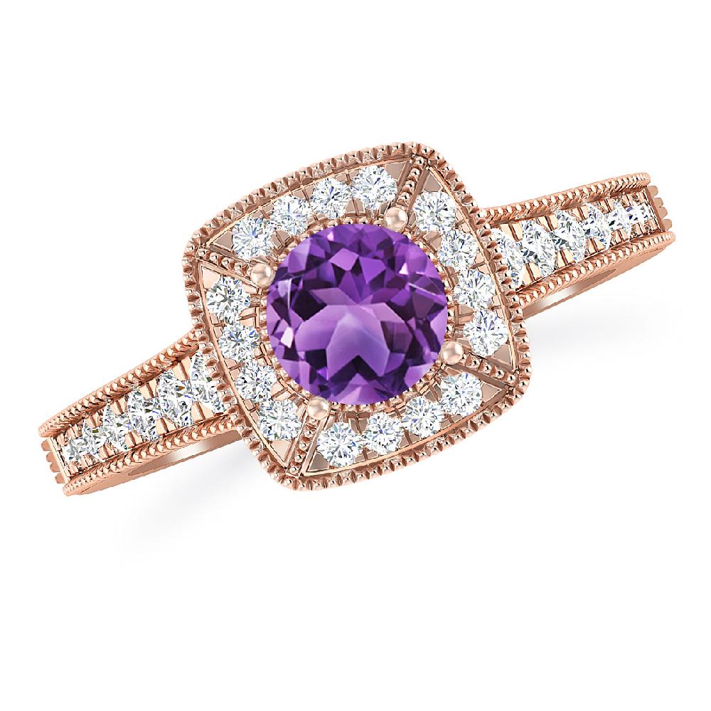 Rose Gold - Amethyst