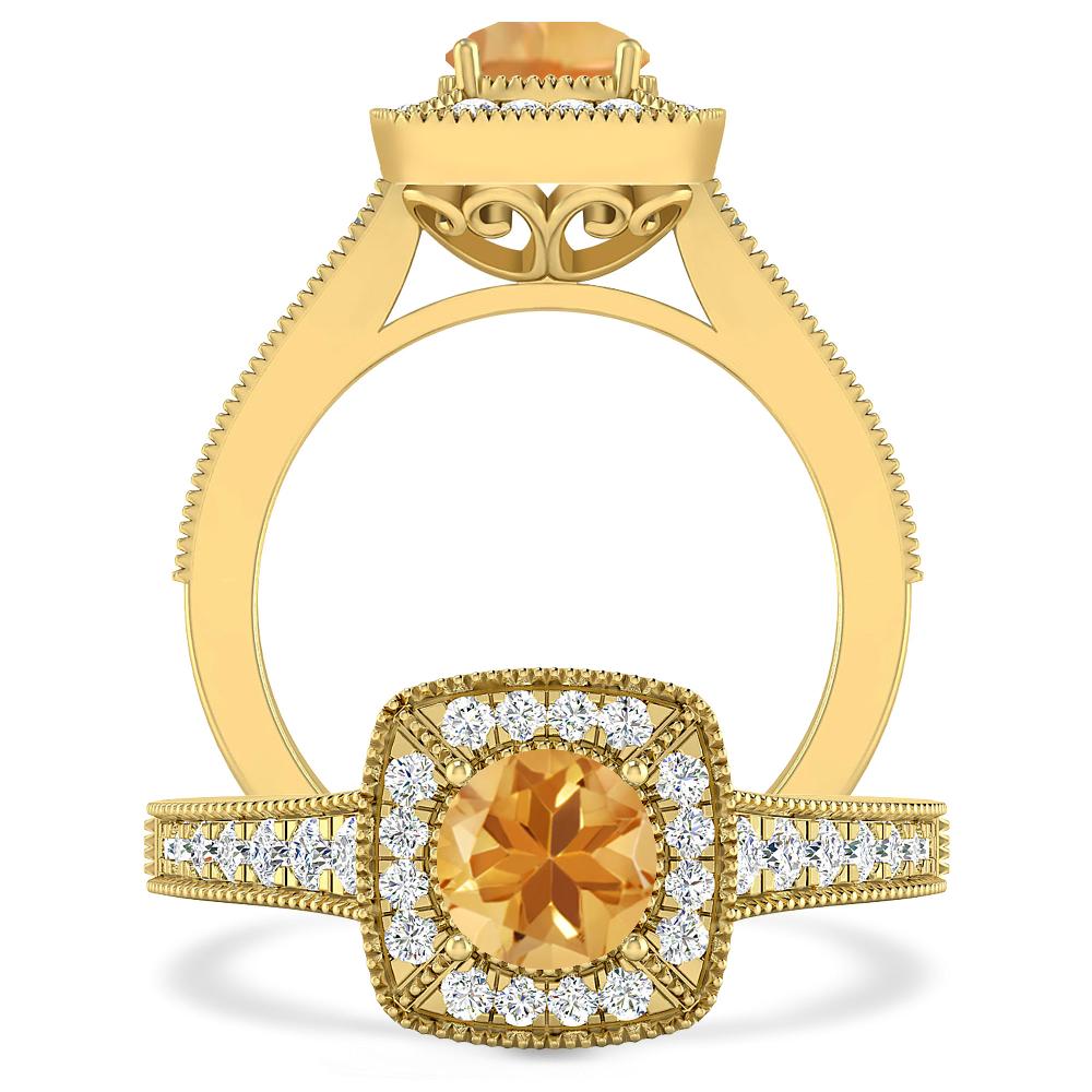 Yellow Gold - Citrine