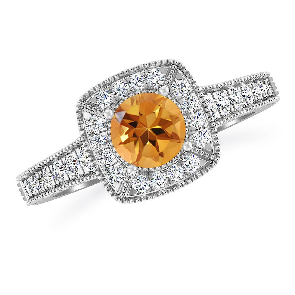 White Gold - Citrine