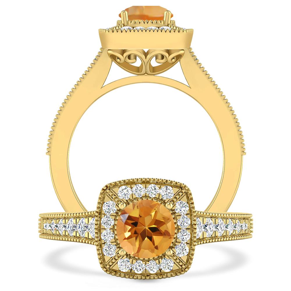 Yellow Gold - Citrine