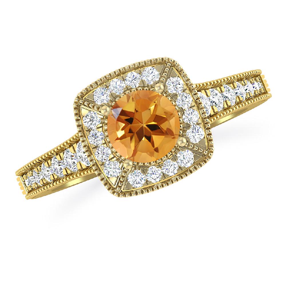 Yellow Gold - Citrine