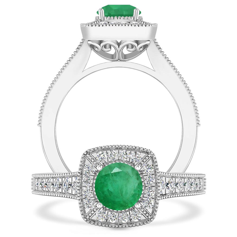 White Gold - Emerald