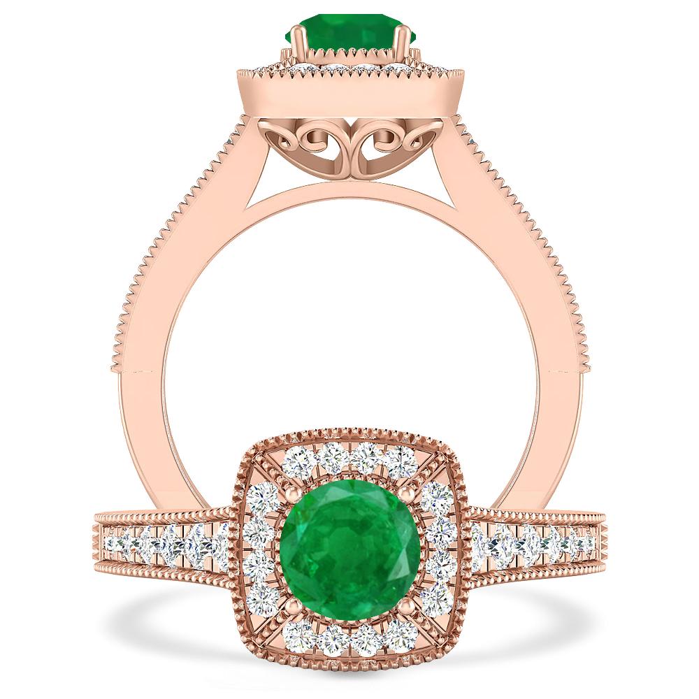 Rose Gold - Emerald