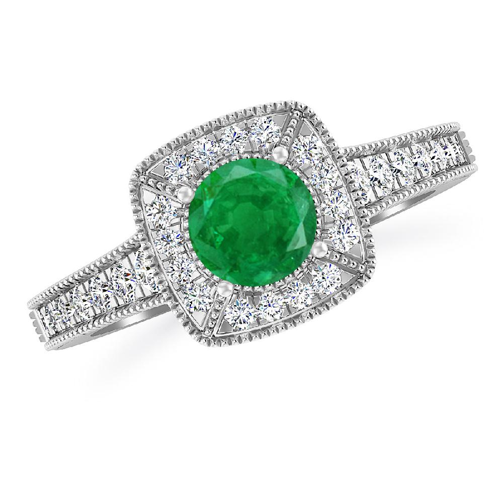 White Gold - Emerald