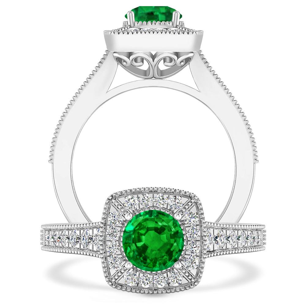 White Gold - Emerald