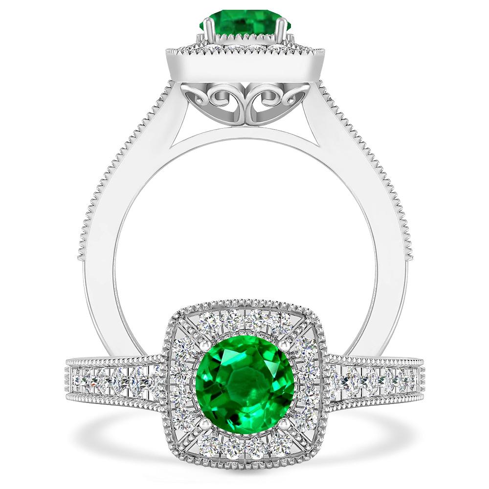 White Gold - Emerald