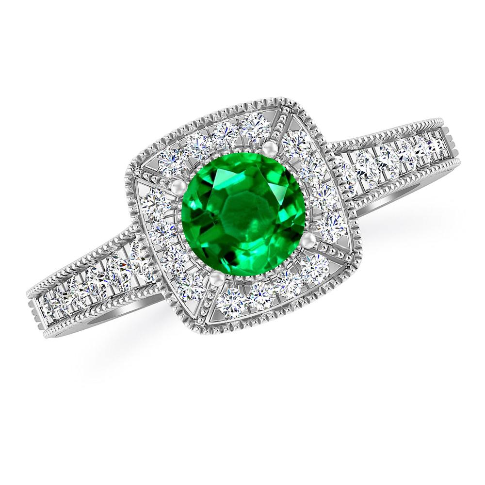 White Gold - Emerald