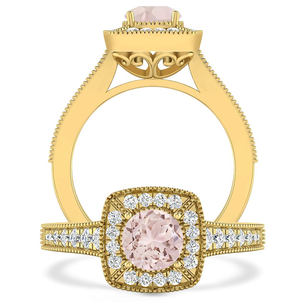 Yellow Gold - Morganite