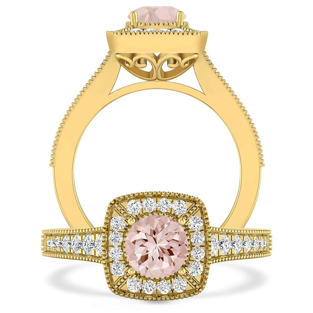 Yellow Gold - Morganite