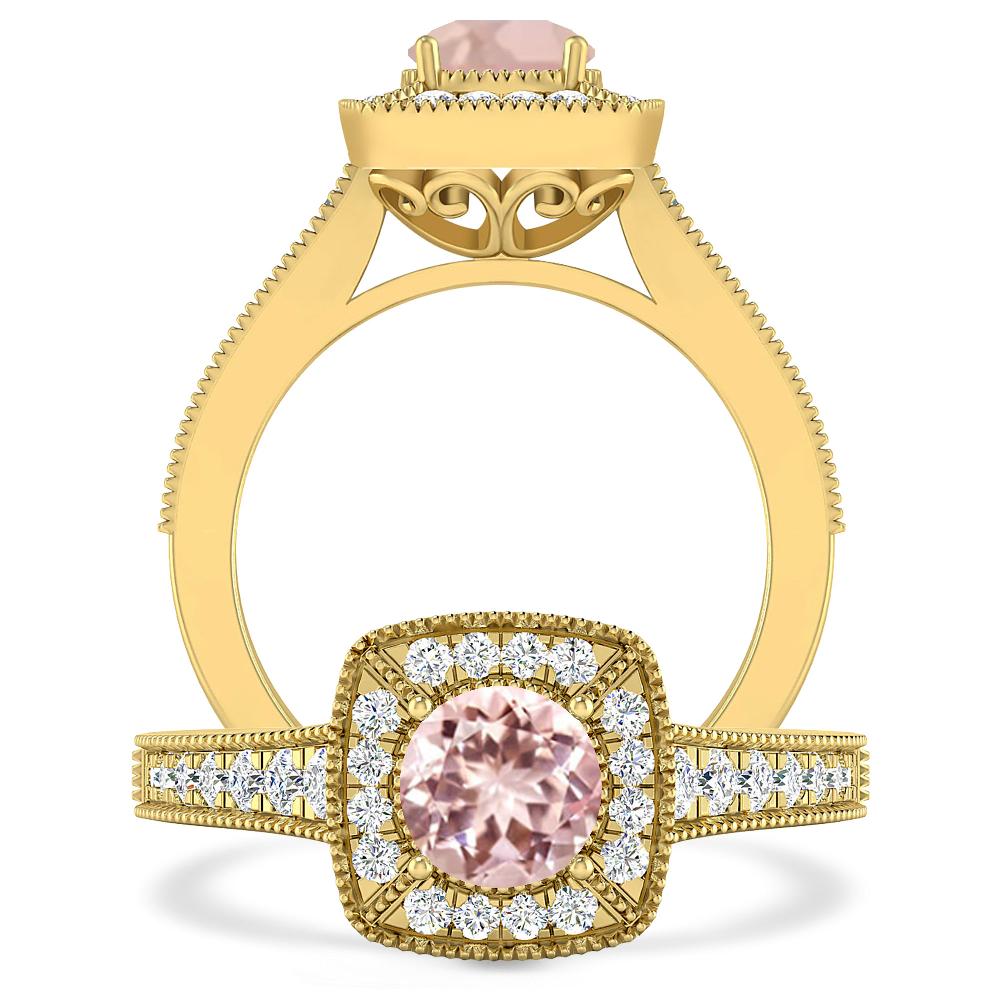 Yellow Gold - Morganite