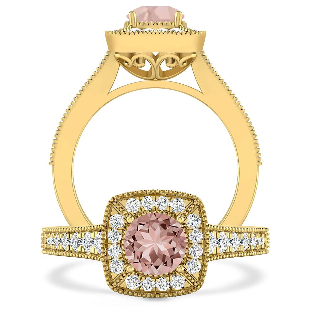 Yellow Gold - Morganite