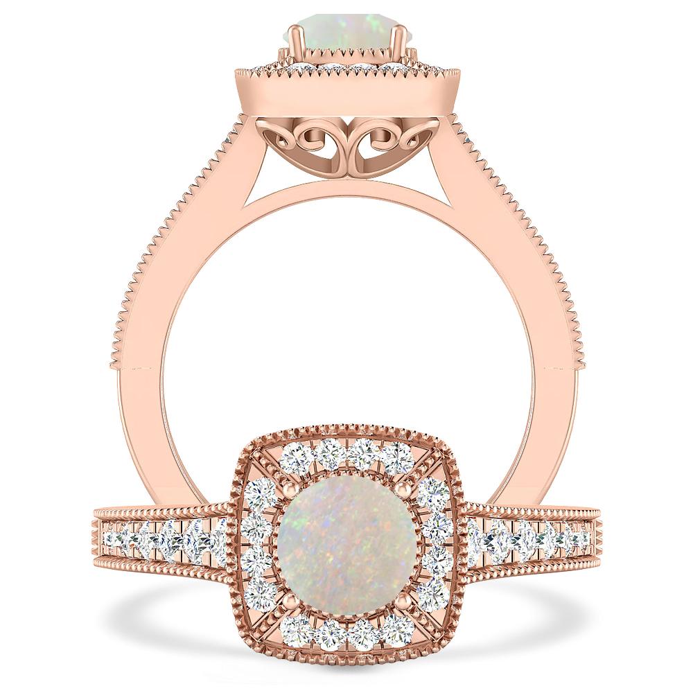 Rose Gold - Opal