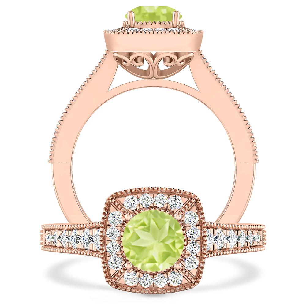 Rose Gold - Peridot