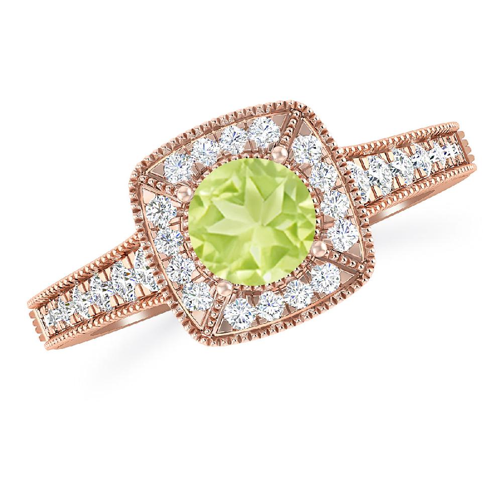 Rose Gold - Peridot