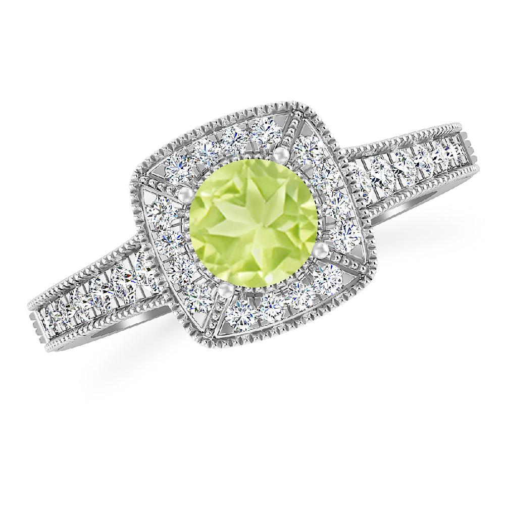 White Gold - Peridot