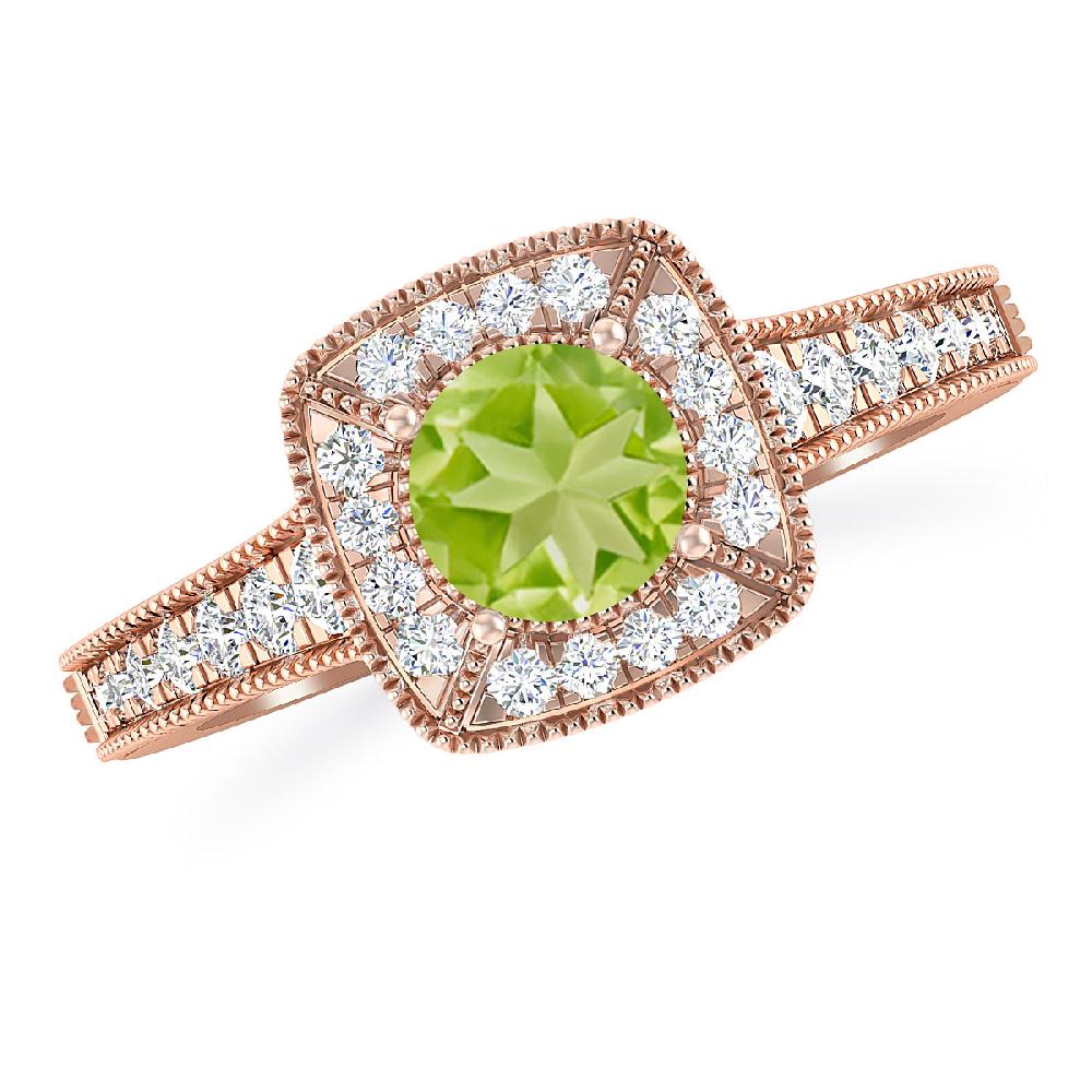 Rose Gold - Peridot