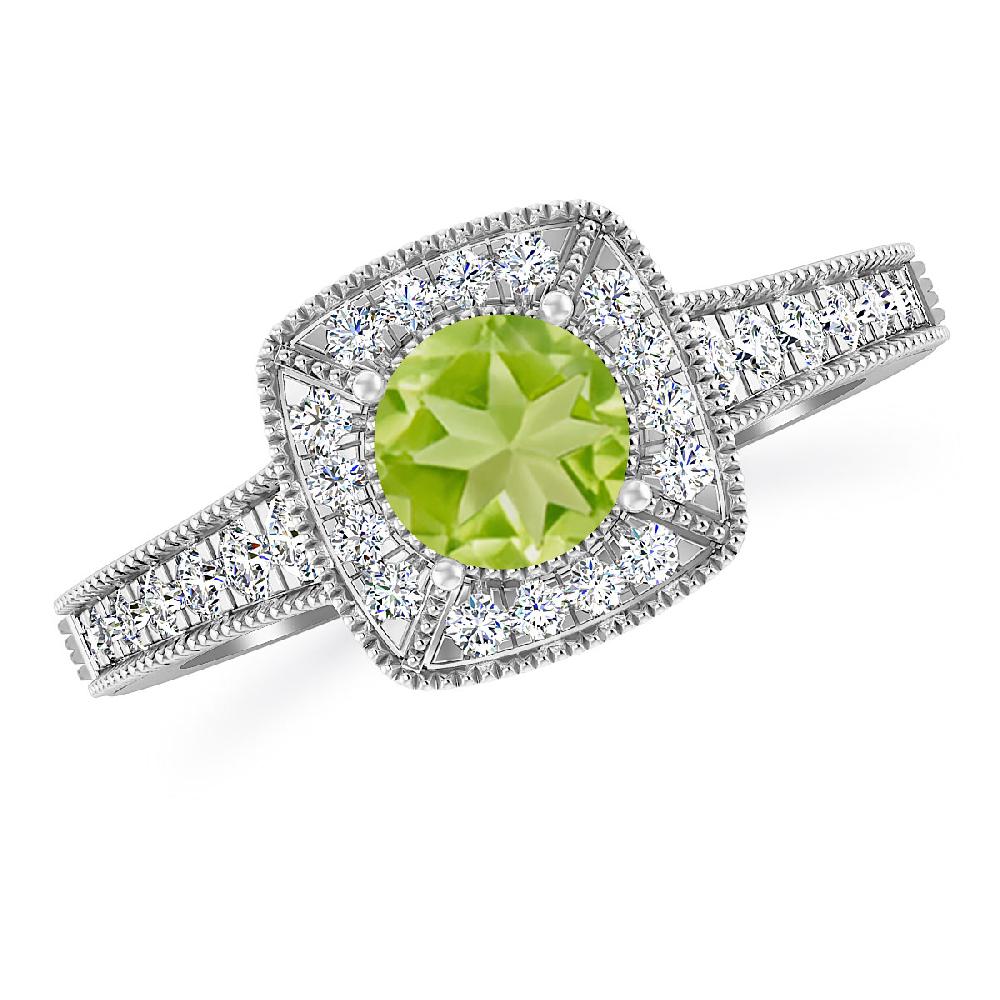 White Gold - Peridot