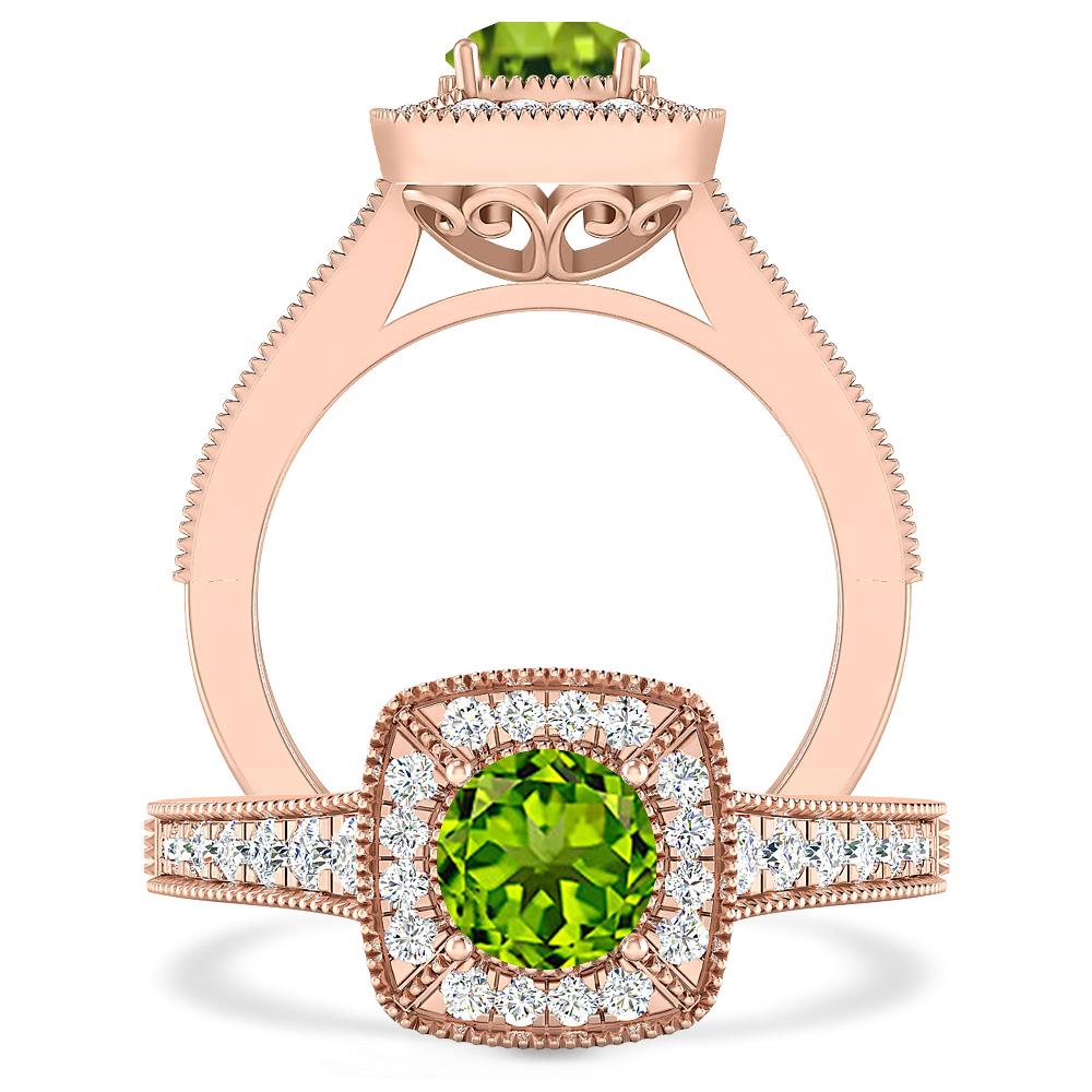 Rose Gold - Peridot