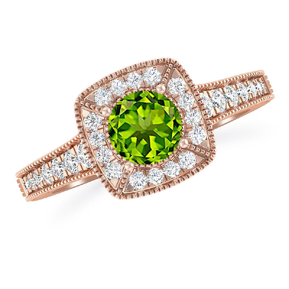 Rose Gold - Peridot