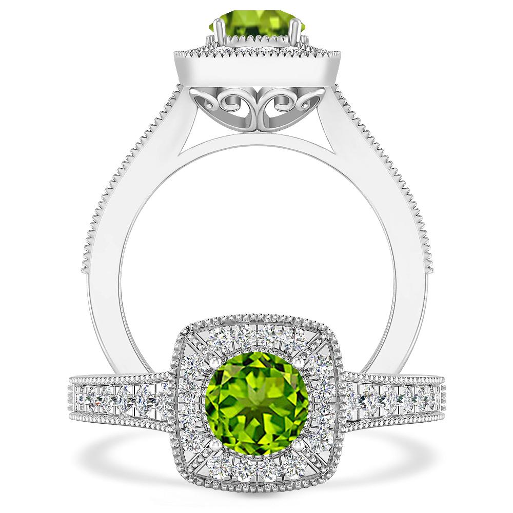 White Gold - Peridot