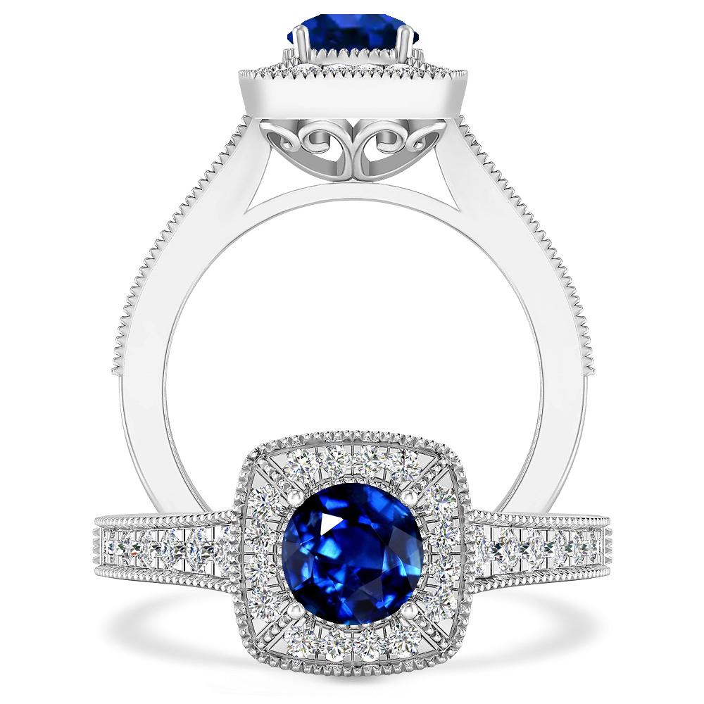 White Gold - Sapphire