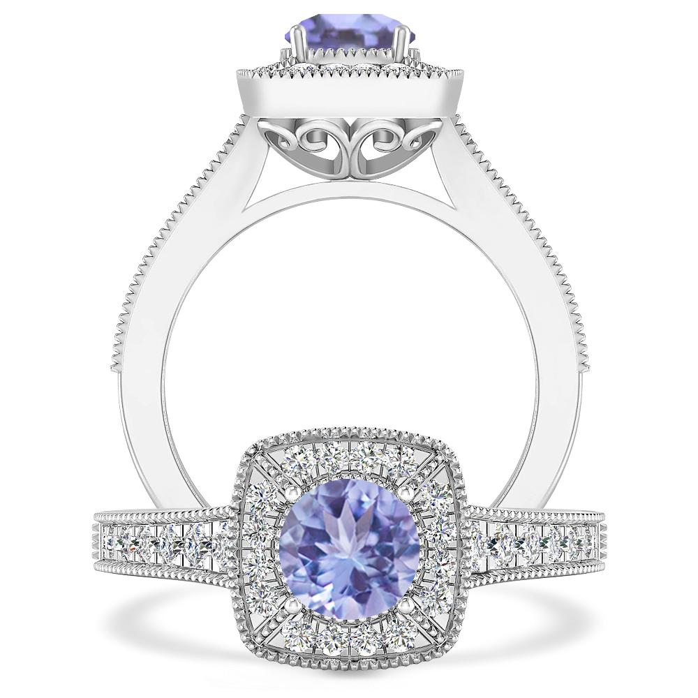 White Gold - Tanzanite