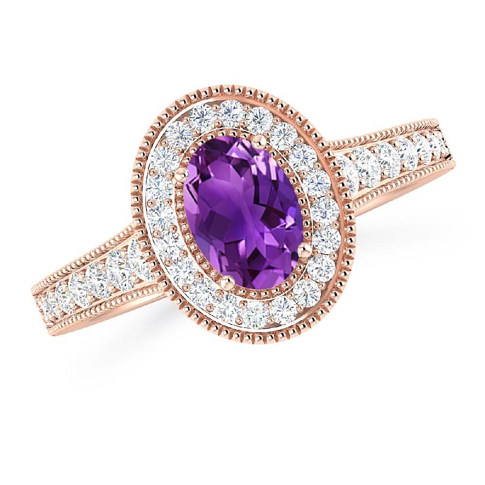 Rose Gold - Amethyst