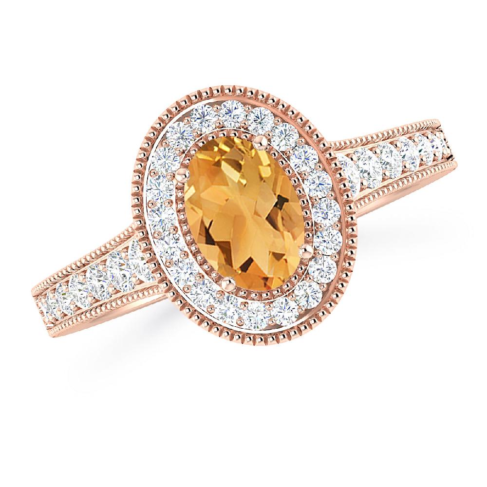 Rose Gold - Citrine