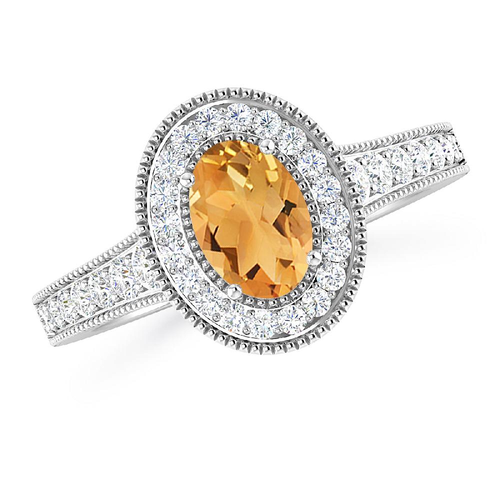 White Gold - Citrine